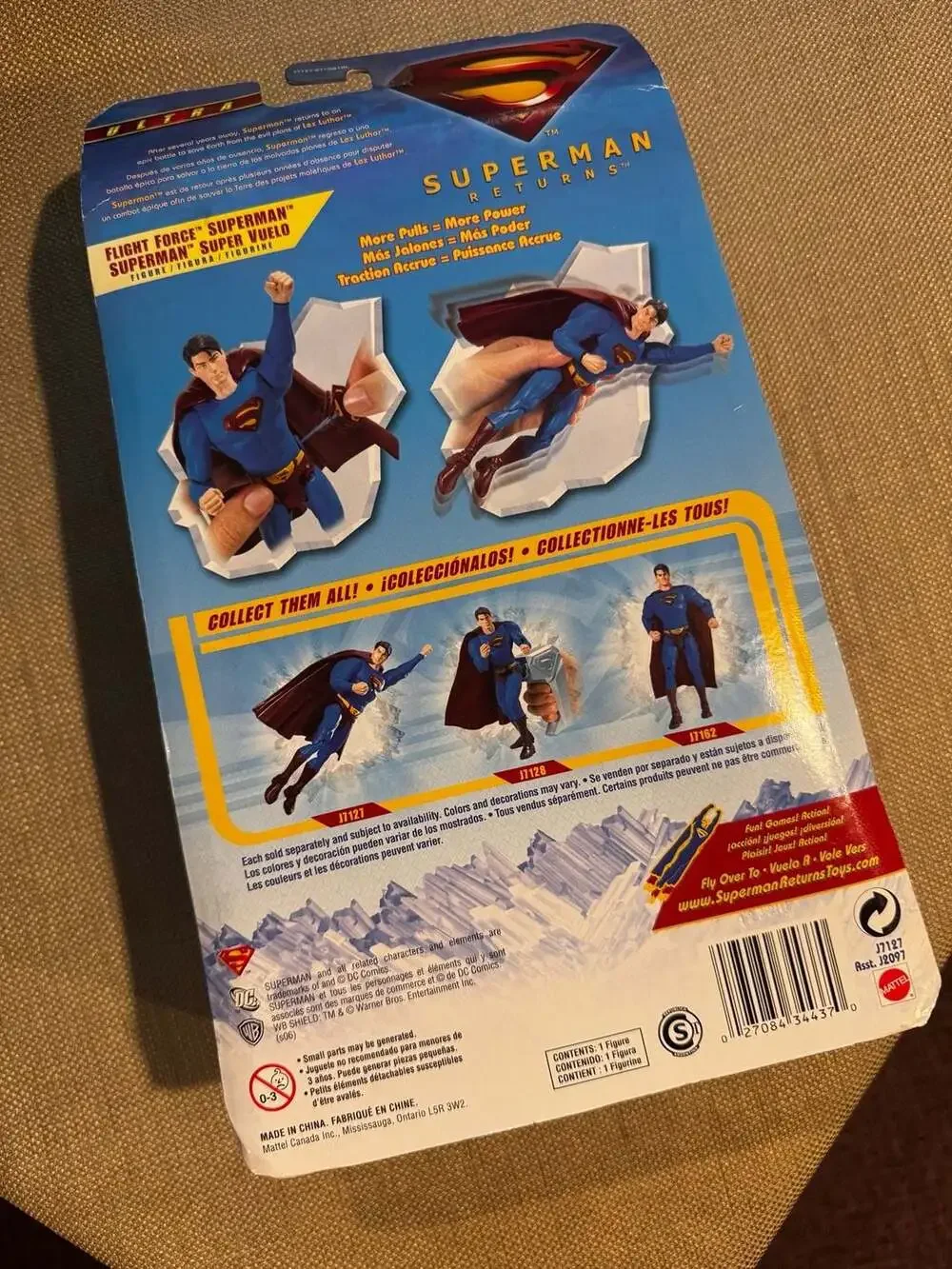 Mattel Superman Returns Ultra Flight Force Superman Action Figure